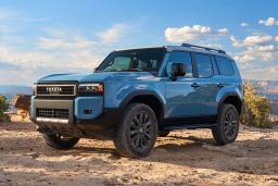 2024 Toyota Land Cruiser parked on sandy roads